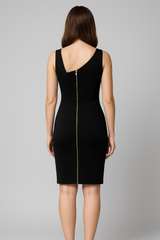 Party chiffon pleats dress heart top fully pleats on top and bottom asymmetrical bottom hem