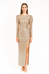 Party sequins ombre  dress silver ombre sequins dress