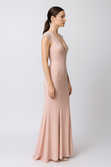 Daily chiffon dress neck around neck and sleeve cap