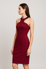 Ocassion bangline dress Halter collar with stones