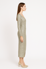 Party stripe pattern sequins dress special pattern sequins fabric one shoulder bodycon bottom