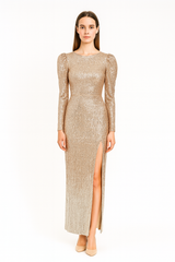 Party sequins ombre  dress silver ombre sequins dress