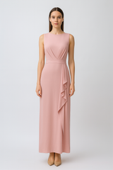 Daily chiffon dress bottom princess flare