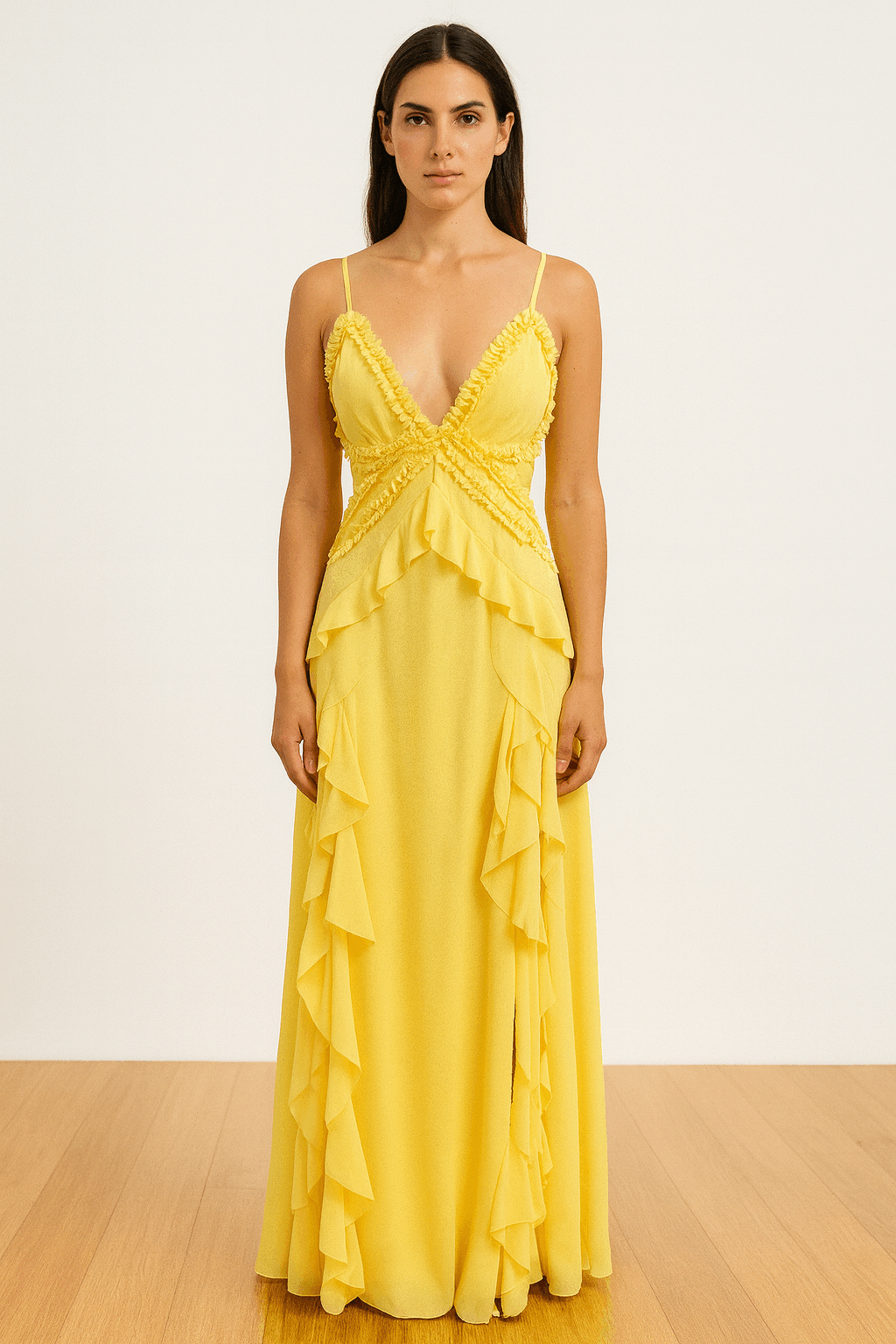 FERO MAXI DRESS FLARE DRESS