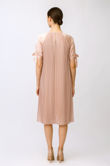 Daily chiffon dress Raglan sleeves organza fabric