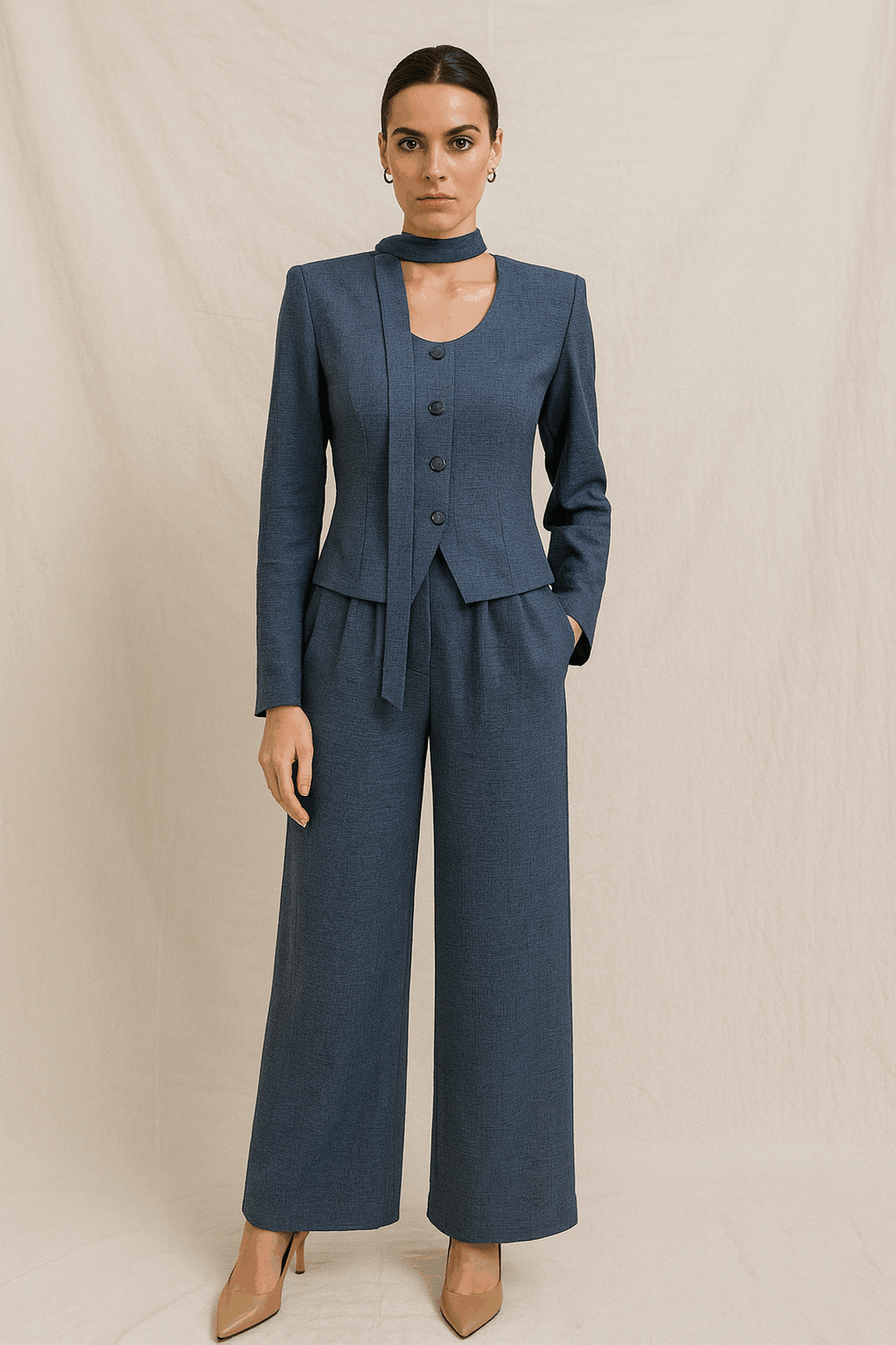 Blazer shirt & trousers